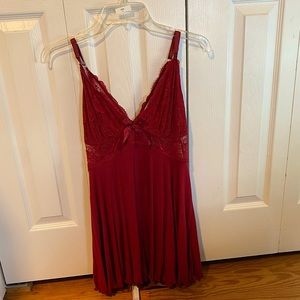 Avidlove red lace dress size large